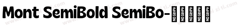 Mont SemiBold SemiBo字体转换
